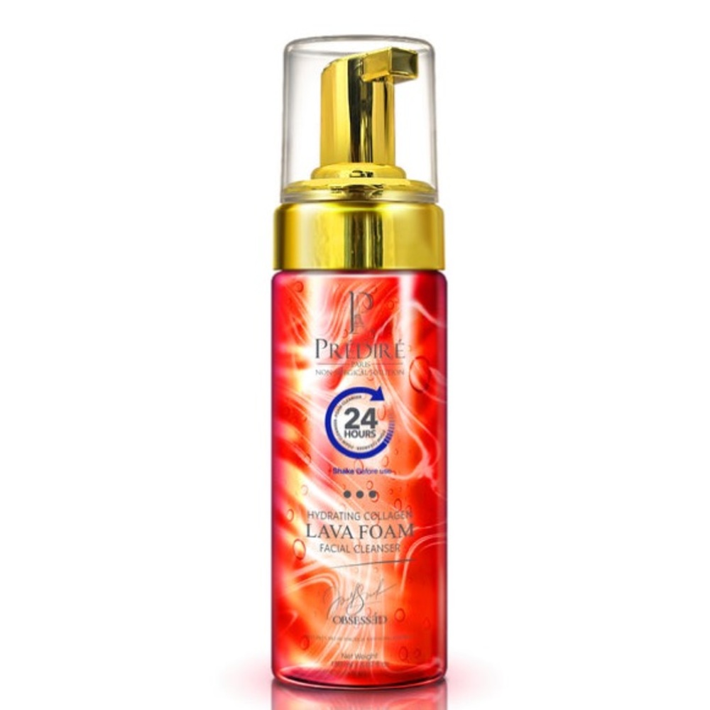 Hydrating Red Lava Foam Facial Cleanser with Collagen & Stem Cell Technology NEW
